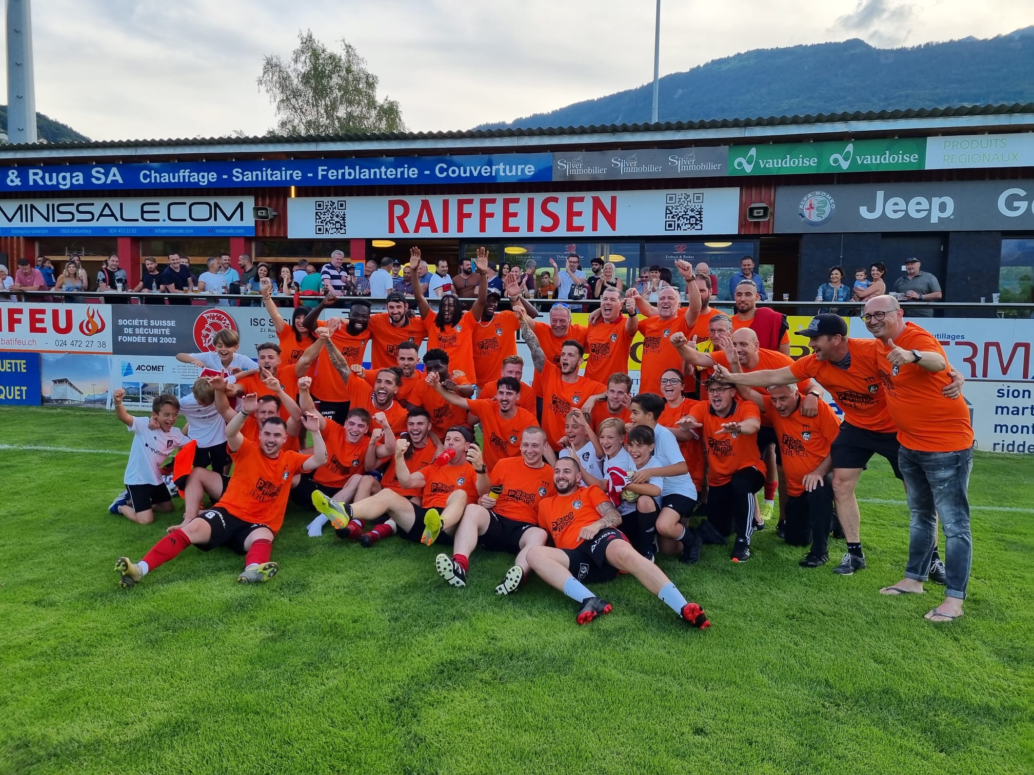 Football: La promotion déjà en poche, Monthey termine en beauté contre Sierre